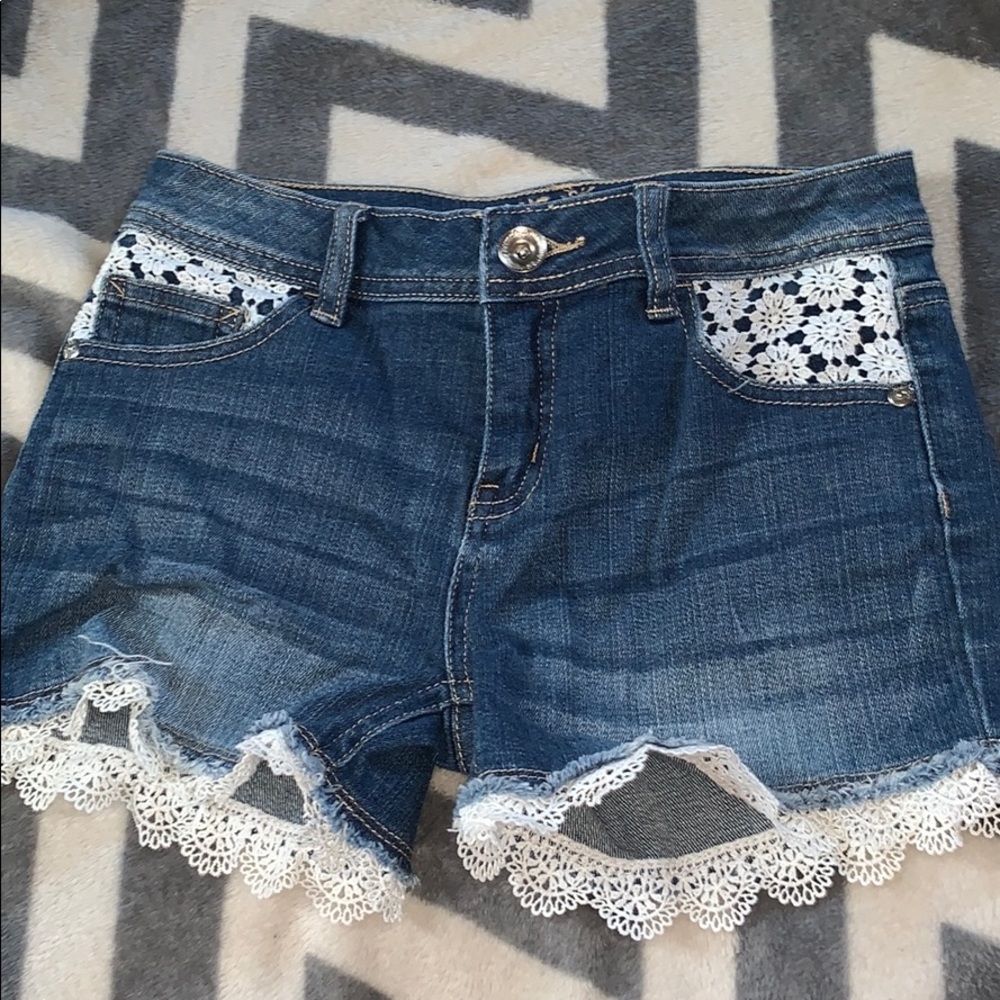 Girls justice shorts size 14S